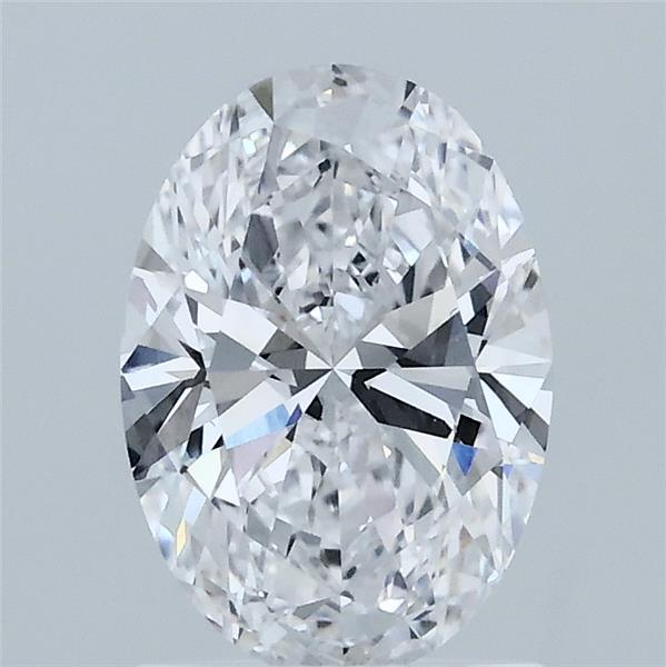 1.33 Carat Oval Shaped, Ideal Cut, D Color, VVS2 Clarity, IGI Certified Lab Grown Diamond