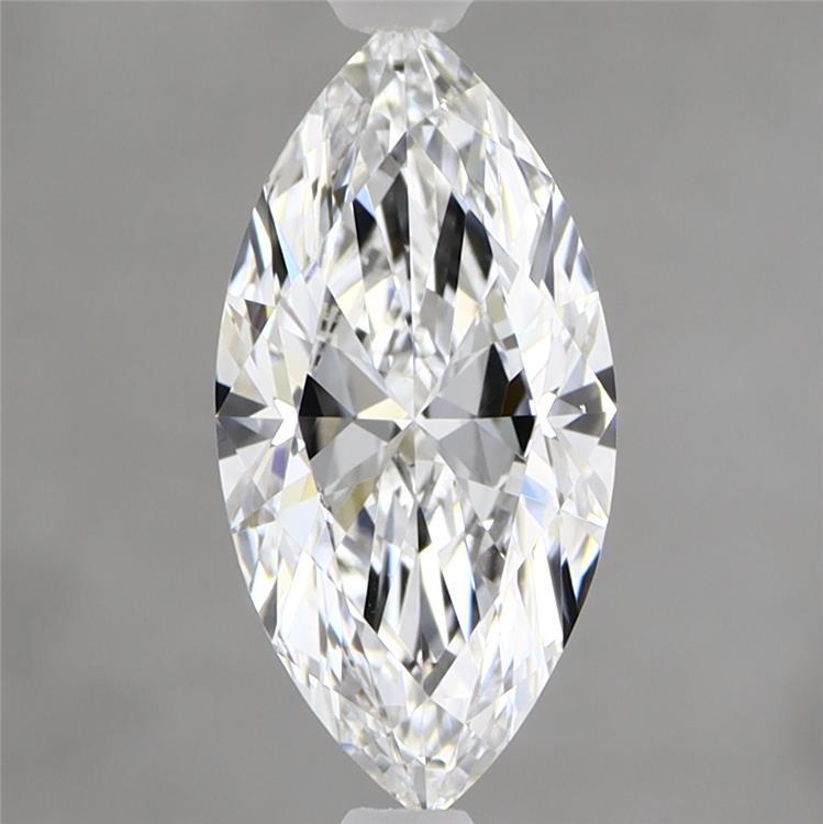 1.36 Carat Marquise Shaped, Ideal Cut, D Color, VVS2 Clarity, IGI Certified Lab Grown Diamond
