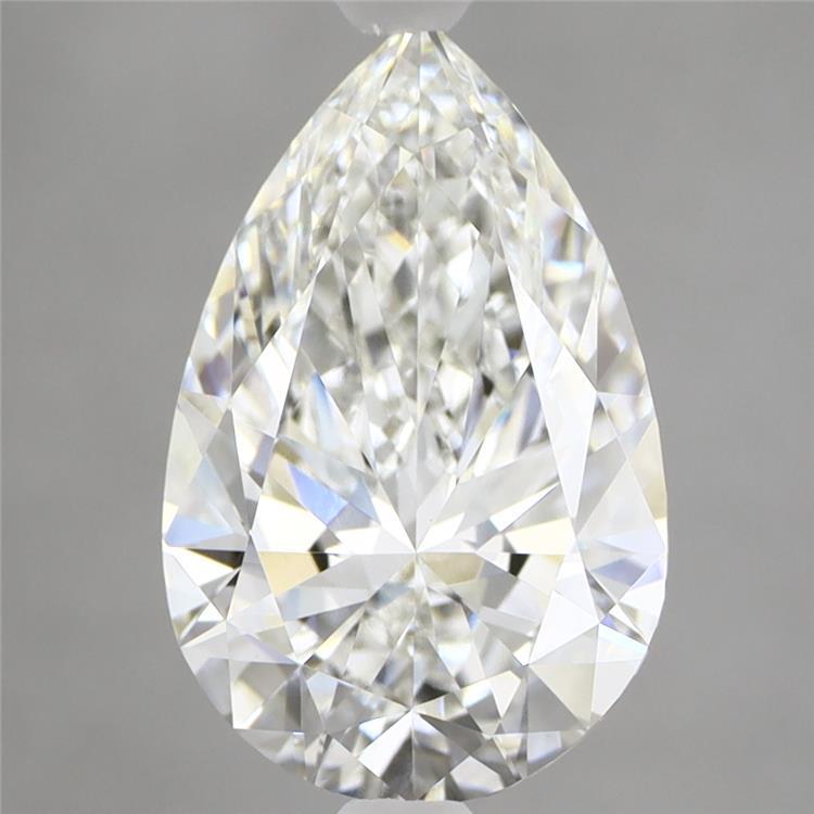 2.89 Carat Pear Shaped, Ideal Cut, E Color, VVS2 Clarity, IGI Certified Lab Grown Diamond