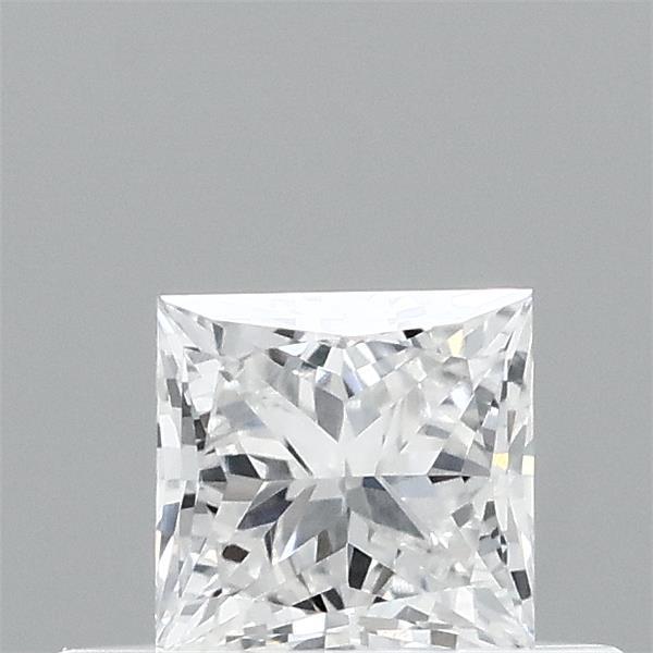 0.36 Carat Princess Shaped, Ideal Cut, D Color, VVS1 Clarity, IGI Certified Lab Grown Diamond