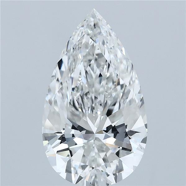 2.85 Carat Pear Shaped, Ideal Cut, E Color, VVS2 Clarity, IGI Certified Lab Grown Diamond