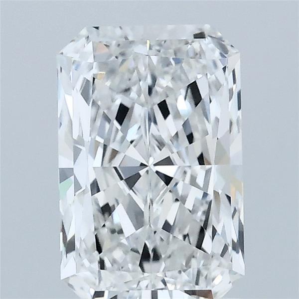 1.50 Carat Radiant Shaped, Excellent Cut, E Color, VVS1 Clarity, IGI Certified Lab Grown Diamond