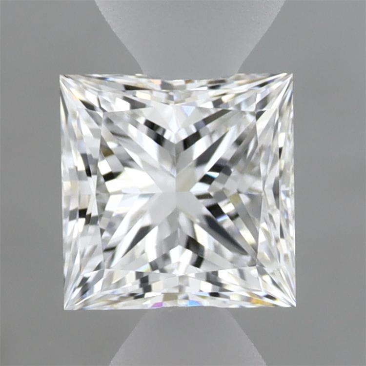 1.03 Carat Princess Shaped, Ideal Cut, D Color, VVS2 Clarity, IGI Certified Lab Grown Diamond