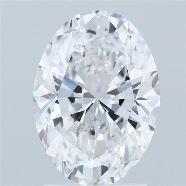 2.05 Carat Oval Shaped, Ideal Cut, E Color, VS1 Clarity, IGI Certified Lab Grown Diamond