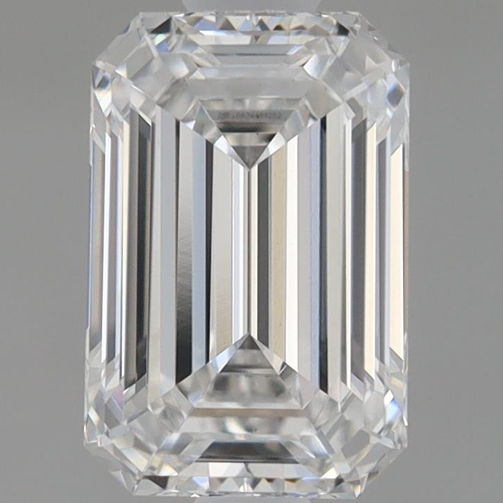 0.93 Carat Emerald Shaped, Ideal Cut, E Color, VS1 Clarity, IGI Certified Lab Grown Diamond