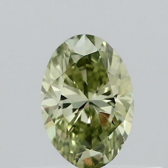 0.32 Carat Oval Shaped, Excellent Cut, FANCY VIVID GREEN Color, VS1 Clarity, IGI Certified Lab Grown Diamond