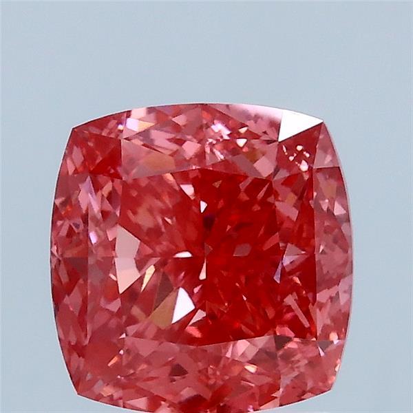 2.06 Carat Cushion Shaped, Ideal Cut, FANCY VIVID PINK Color, VVS2 Clarity, IGI Certified Lab Grown Diamond