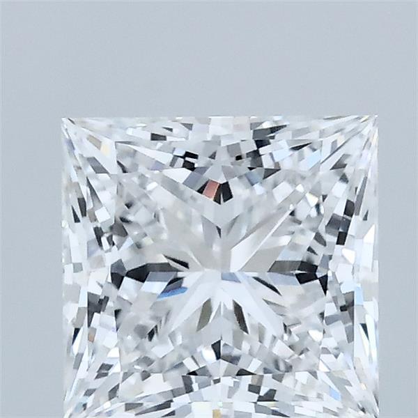 1.58 Carat Princess Shaped, Ideal Cut, D Color, VVS2 Clarity, IGI Certified Lab Grown Diamond