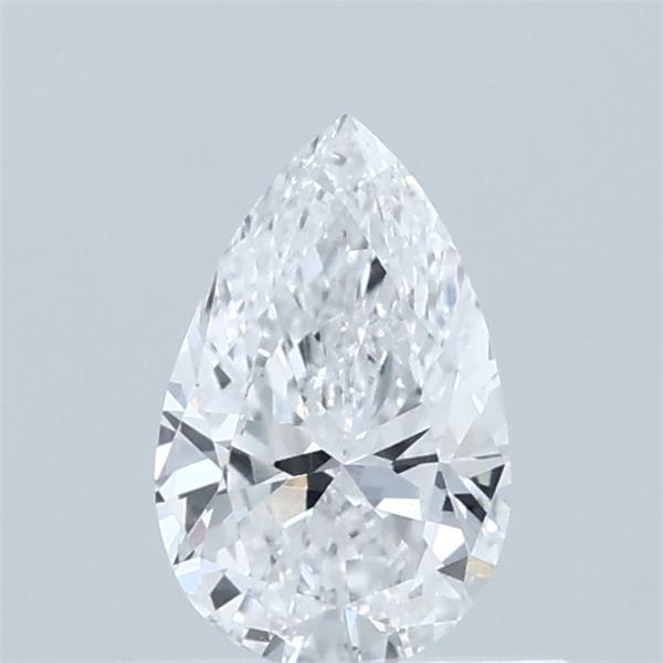 0.52 Carat Pear Shaped, Ideal Cut, D Color, VS1 Clarity, IGI Certified Lab Grown Diamond