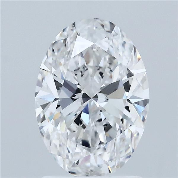 1.74 Carat Oval Shaped, Ideal Cut, D Color, VVS2 Clarity, IGI Certified Lab Grown Diamond
