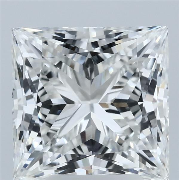 4.01 Carat Princess Shaped, Ideal Cut, E Color, VVS2 Clarity, IGI Certified Lab Grown Diamond
