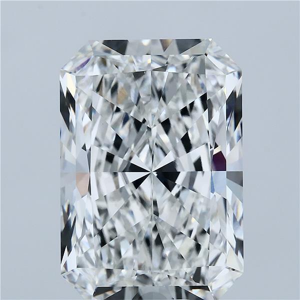 15.53 Carat Radiant Shaped, Ideal Cut, F Color, VVS2 Clarity, IGI Certified Lab Grown Diamond