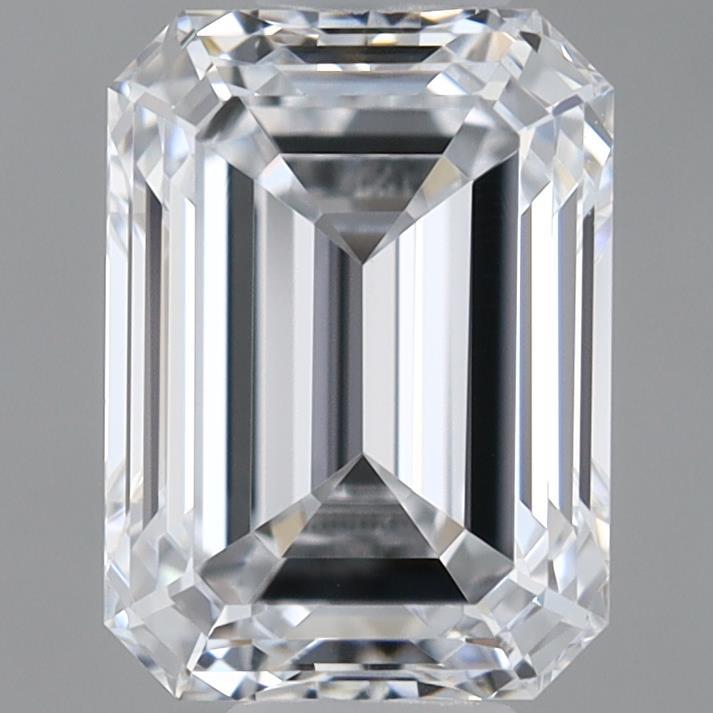 1.08 Carat Emerald Shaped, Ideal Cut, E Color, VVS1 Clarity, IGI Certified Lab Grown Diamond