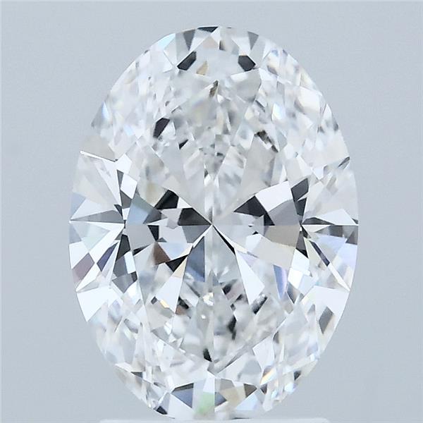 2.08 Carat Oval Shaped, Ideal Cut, D Color, VVS2 Clarity, IGI Certified Lab Grown Diamond