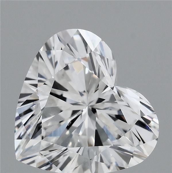 2.90 Carat Heart Shaped, Ideal Cut, E Color, VS1 Clarity, IGI Certified Lab Grown Diamond