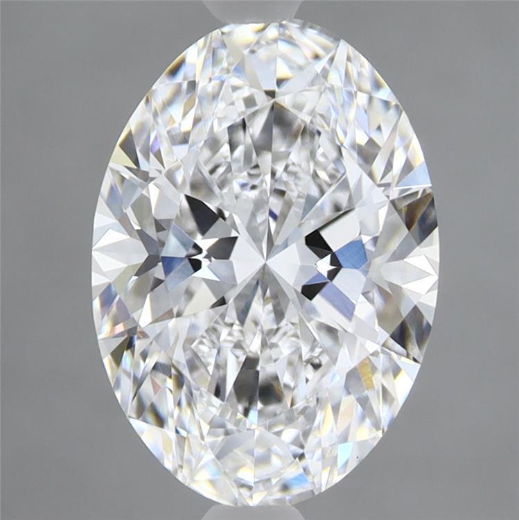 2.59 Carat Oval Shaped, Ideal Cut, D Color, VVS2 Clarity, IGI Certified Lab Grown Diamond