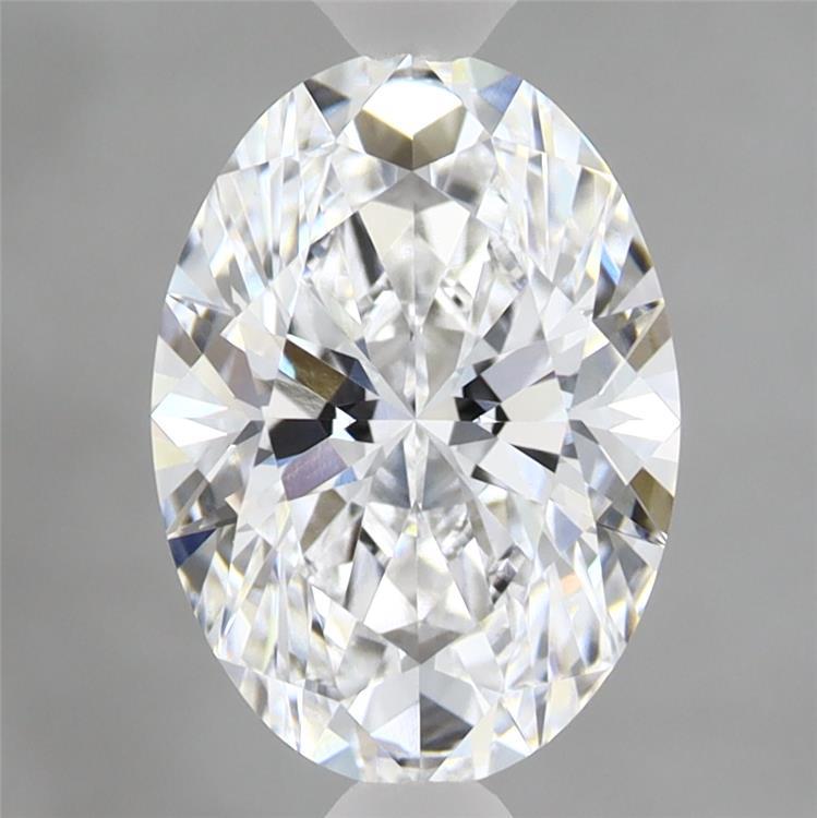 2.07 Carat Oval Shaped, Ideal Cut, D Color, VVS2 Clarity, IGI Certified Lab Grown Diamond