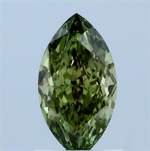 1.14 Carat Marquise Shaped, Ideal Cut, FANCY VIVID GREEN Color, VS1 Clarity, IGI Certified Lab Grown Diamond
