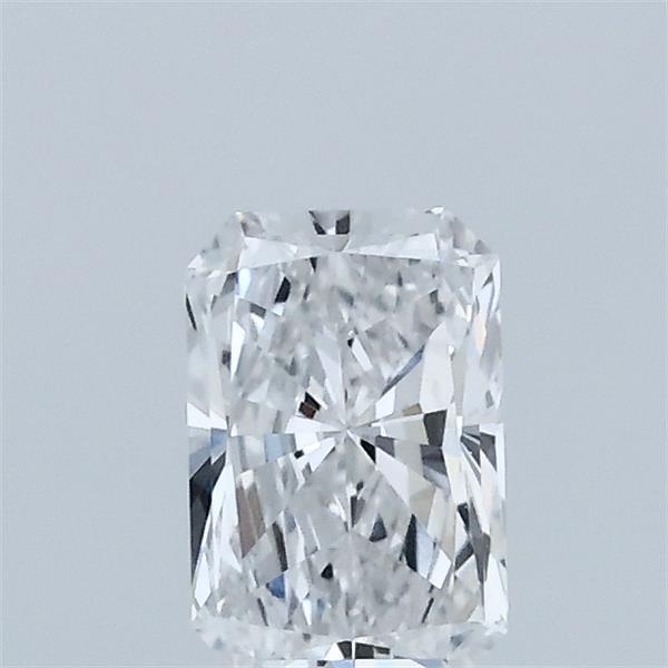 0.55 Carat Radiant Shaped, Excellent Cut, D Color, VS1 Clarity, IGI Certified Lab Grown Diamond