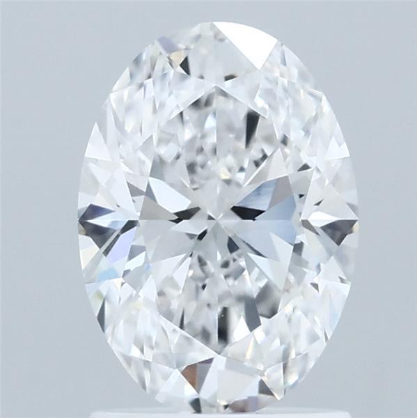 1.50 Carat Oval Shaped, Ideal Cut, D Color, VVS2 Clarity, IGI Certified Lab Grown Diamond