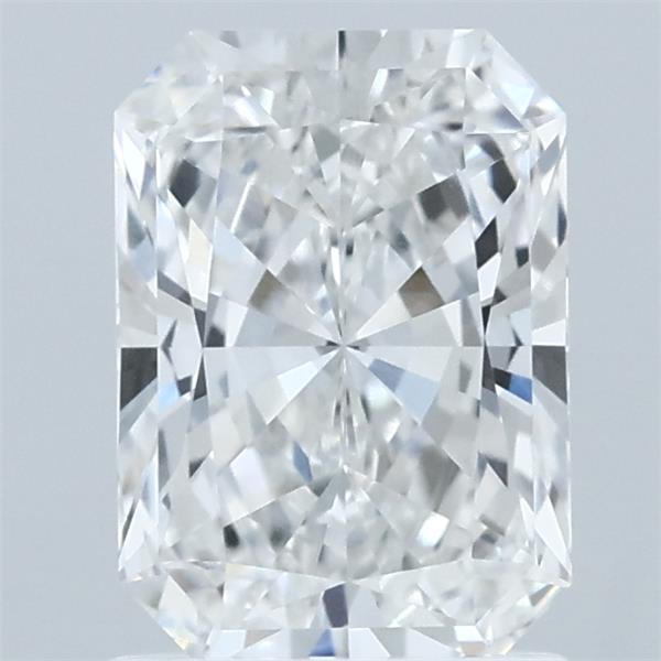 1.54 Carat Radiant Shaped, Ideal Cut, E Color, VVS2 Clarity, IGI Certified Lab Grown Diamond