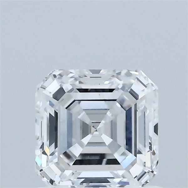 1.00 Carat Asscher Shaped, Ideal Cut, D Color, VS1 Clarity, IGI Certified Lab Grown Diamond