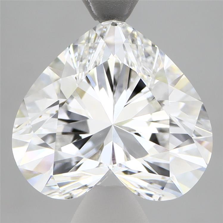 3.78 Carat Heart Shaped, Ideal Cut, E Color, VVS2 Clarity, IGI Certified Lab Grown Diamond