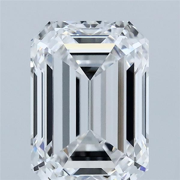 2.23 Carat Emerald Shaped, Ideal Cut, E Color, VVS2 Clarity, IGI Certified Lab Grown Diamond