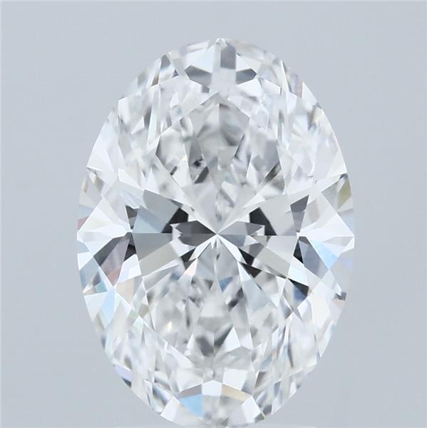 2.82 Carat Oval Shaped, Ideal Cut, E Color, VVS2 Clarity, IGI Certified Lab Grown Diamond