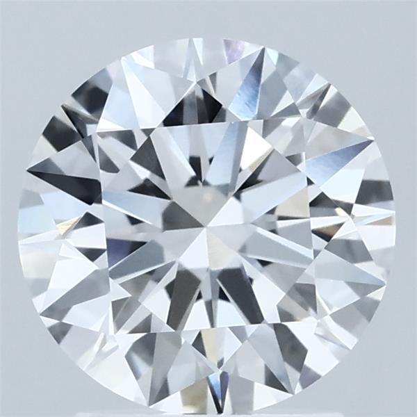 2.06 Carat Round Shaped, Ideal Cut, D Color, VVS1 Clarity, IGI Certified Lab Grown Diamond