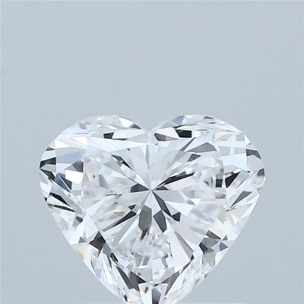 1.00 Carat Heart Shaped, Excellent Cut, D Color, VVS2 Clarity, IGI Certified Lab Grown Diamond