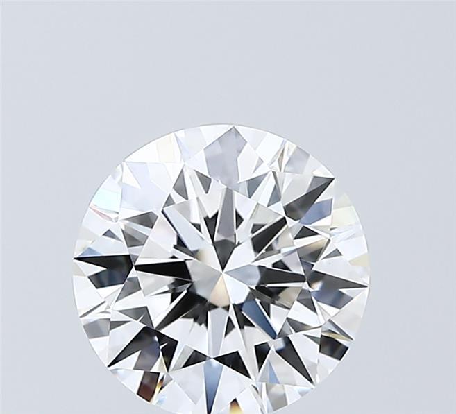 2.03 Carat Round Shaped, Ideal Cut, D Color, VVS2 Clarity, IGI Certified Lab Grown Diamond