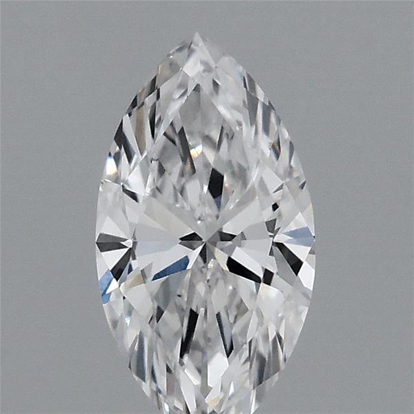 0.46 Carat Marquise Shaped, Ideal Cut, D Color, VS1 Clarity, IGI Certified Lab Grown Diamond