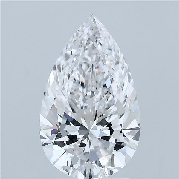 2.01 Carat Pear Shaped, Ideal Cut, D Color, VS1 Clarity, IGI Certified Lab Grown Diamond