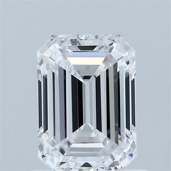 1.03 Carat Emerald Shaped, Ideal Cut, D Color, VVS2 Clarity, IGI Certified Lab Grown Diamond