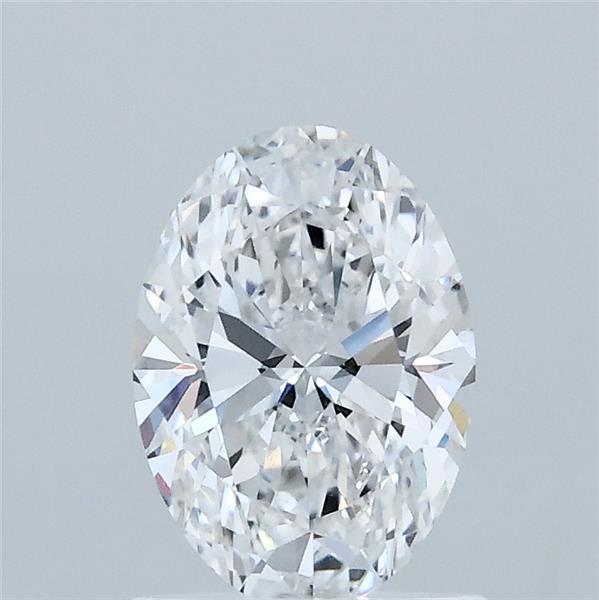 1.00 Carat Oval Shaped, Ideal Cut, D Color, VVS2 Clarity, IGI Certified Lab Grown Diamond