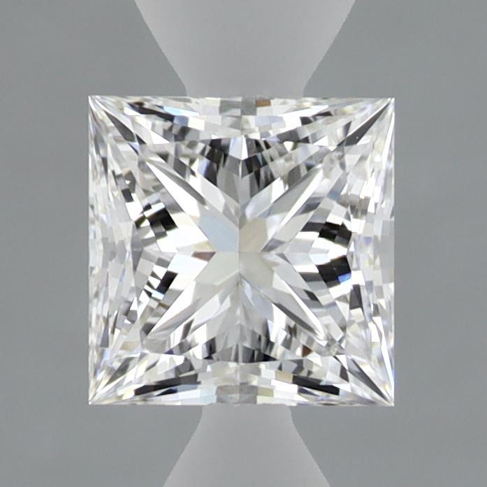 0.90 Carat Princess Shaped, Ideal Cut, D Color, VVS1 Clarity, IGI Certified Lab Grown Diamond