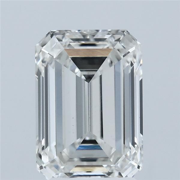 2.56 Carat Emerald Shaped, Ideal Cut, G Color, VS1 Clarity, IGI Certified Lab Grown Diamond