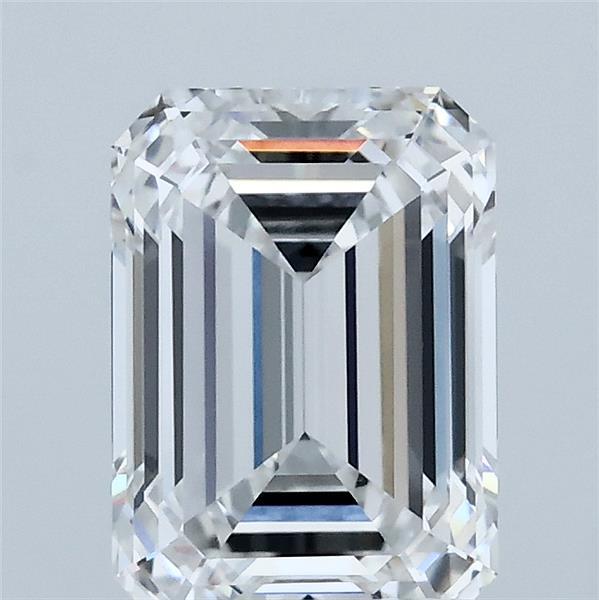 2.11 Carat Emerald Shaped, Ideal Cut, D Color, VVS1 Clarity, IGI Certified Lab Grown Diamond