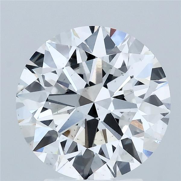 3.06 Carat Round Shaped, Ideal Cut, E Color, VS2 Clarity, IGI Certified Lab Grown Diamond
