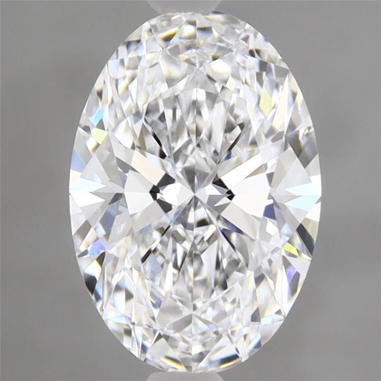 2.10 Carat Oval Shaped, Ideal Cut, D Color, VVS2 Clarity, IGI Certified Lab Grown Diamond