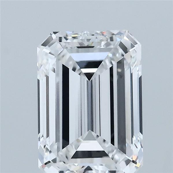 2.00 Carat Emerald Shaped, Ideal Cut, D Color, VVS2 Clarity, IGI Certified Lab Grown Diamond