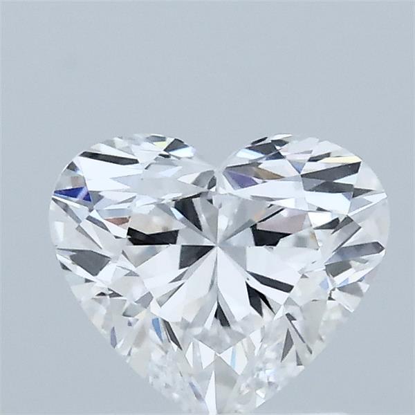 1.02 Carat Heart Shaped, Ideal Cut, D Color, VVS2 Clarity, IGI Certified Lab Grown Diamond