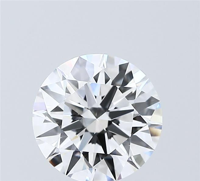 2.04 Carat Round Shaped, Ideal Cut, E Color, VVS2 Clarity, IGI Certified Lab Grown Diamond