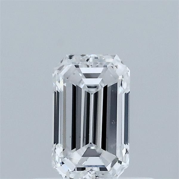 0.55 Carat Emerald Shaped, Excellent Cut, D Color, VS1 Clarity, IGI Certified Lab Grown Diamond