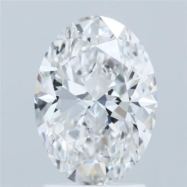 2.03 Carat Oval Shaped, Ideal Cut, E Color, VS1 Clarity, IGI Certified Lab Grown Diamond