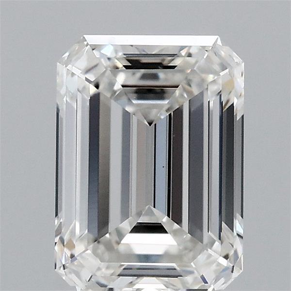1.47 Carat Emerald Shaped, Ideal Cut, G Color, VVS2 Clarity, IGI Certified Lab Grown Diamond