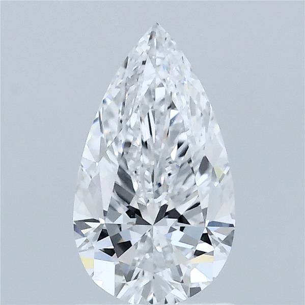 1.08 Carat Pear Shaped, Excellent Cut, D Color, VVS2 Clarity, IGI Certified Lab Grown Diamond