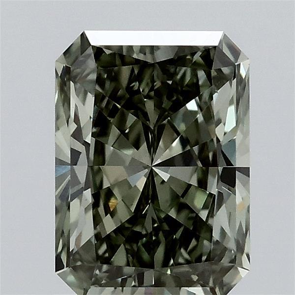1.44 Carat Radiant Shaped, Ideal Cut, FANCY VIVID GREEN Color, VS1 Clarity, IGI Certified Lab Grown Diamond