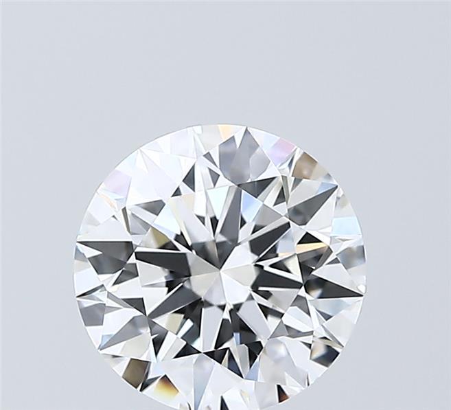 2.03 Carat Round Shaped, Ideal Cut, D Color, VVS2 Clarity, IGI Certified Lab Grown Diamond